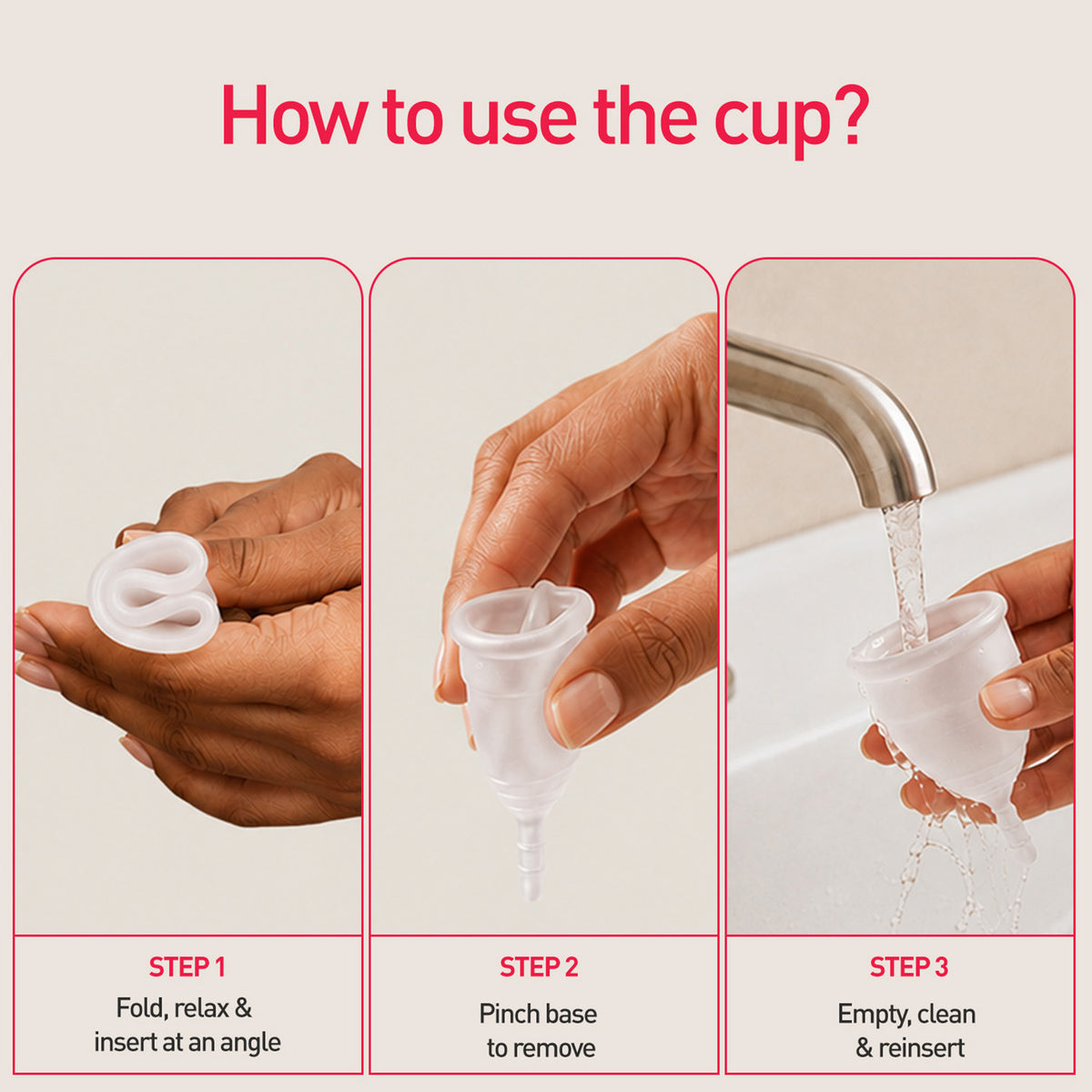 Menstrual Cup with Microwaveable Sterilizer