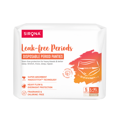 Disposable Period Panties for Women (Pack of 5 Panties)
