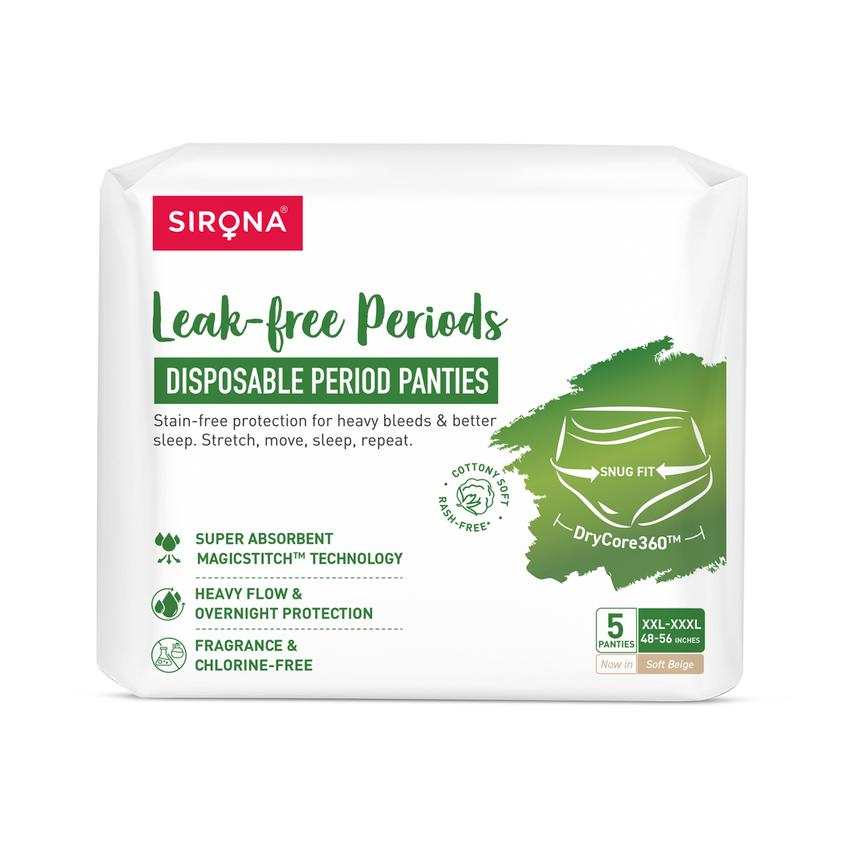 Disposable Period Panties for Women (Pack of 5 Panties)