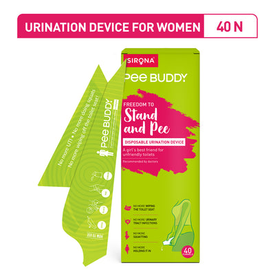 PeeBuddy Disposable Female Urination Device (Pack of 40 Funnels)