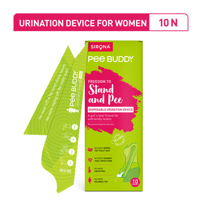 PeeBuddy Disposable Female Urination Device (Pack of 10 Funnels)