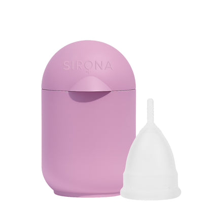 Menstrual Cup with Microwaveable Sterilizer