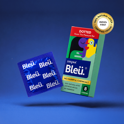 Bleu Dotted Vegan Condoms (1 Pack of 8)