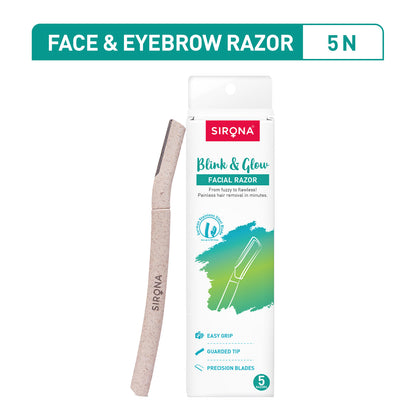 Blink and Glow Face Razor (Pack of 5 Razor)