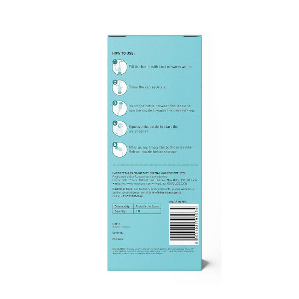 PeeBuddy Portable Jet Spray - 350ml Volume