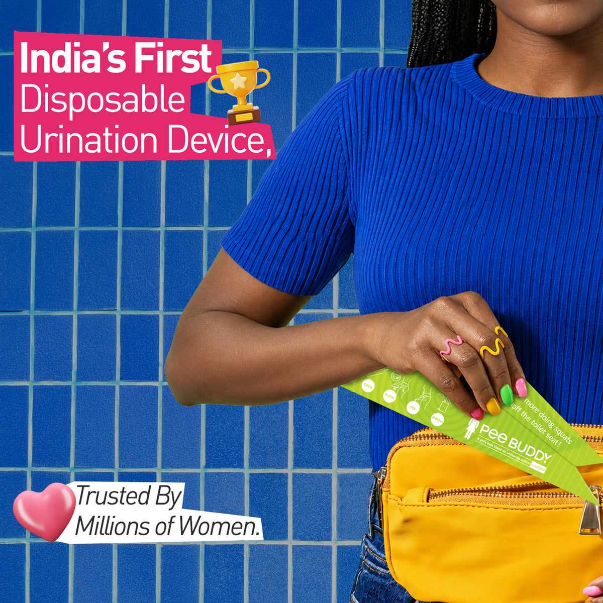 PeeBuddy Disposable Female Urination Device (Pack of 10 Funnels)