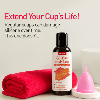Natural Menstrual Cup Wash – 100 ml.