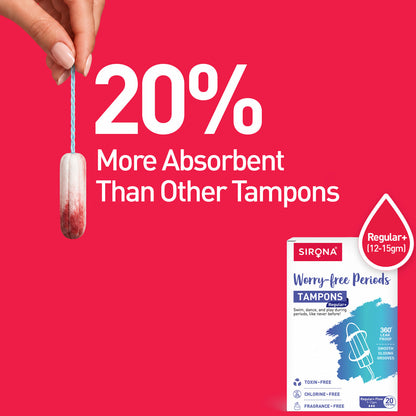 Digital Tampon Regular+ Flow (1 Pack of 20 Tampons)