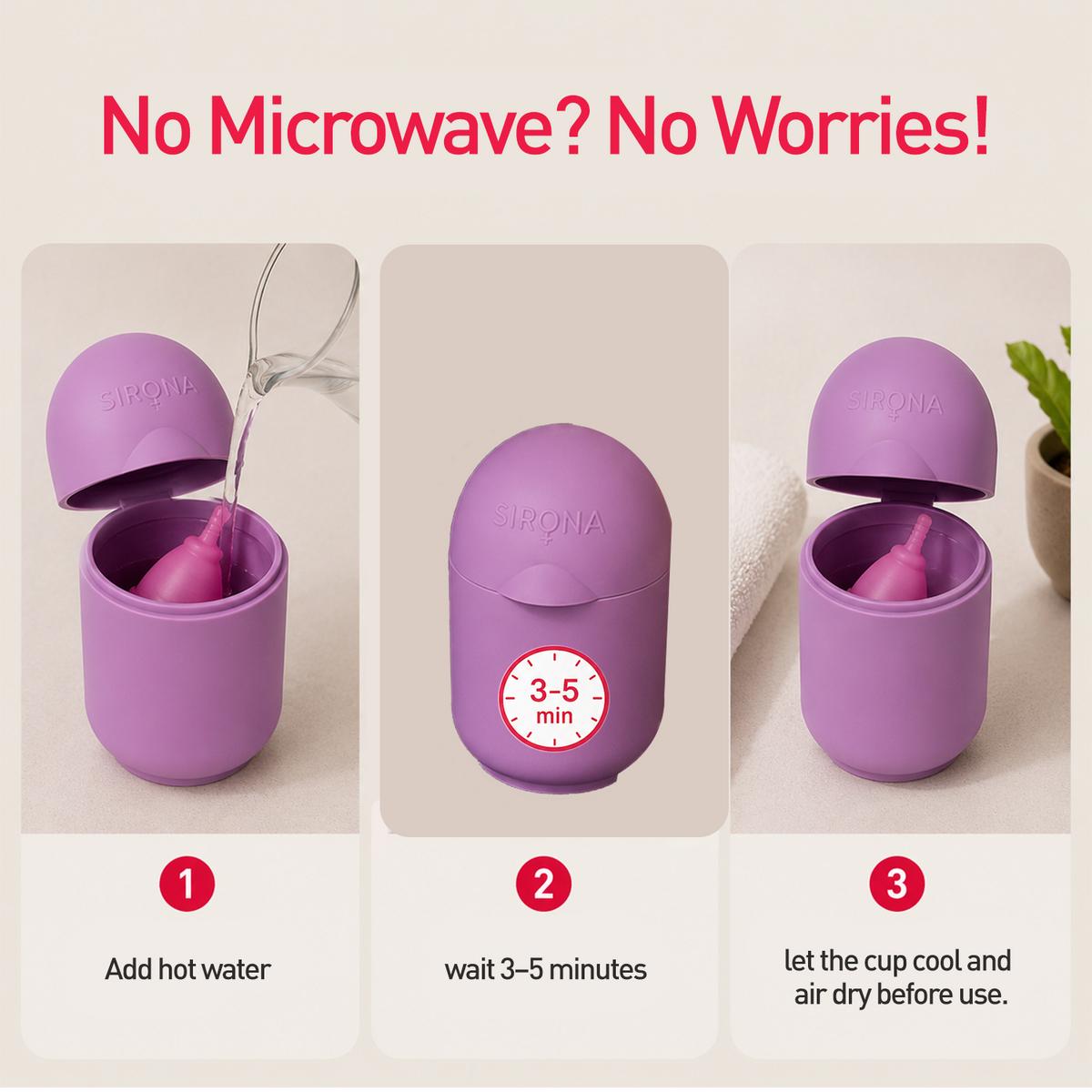 Menstrual Disc | Portable Sterilizer Combo