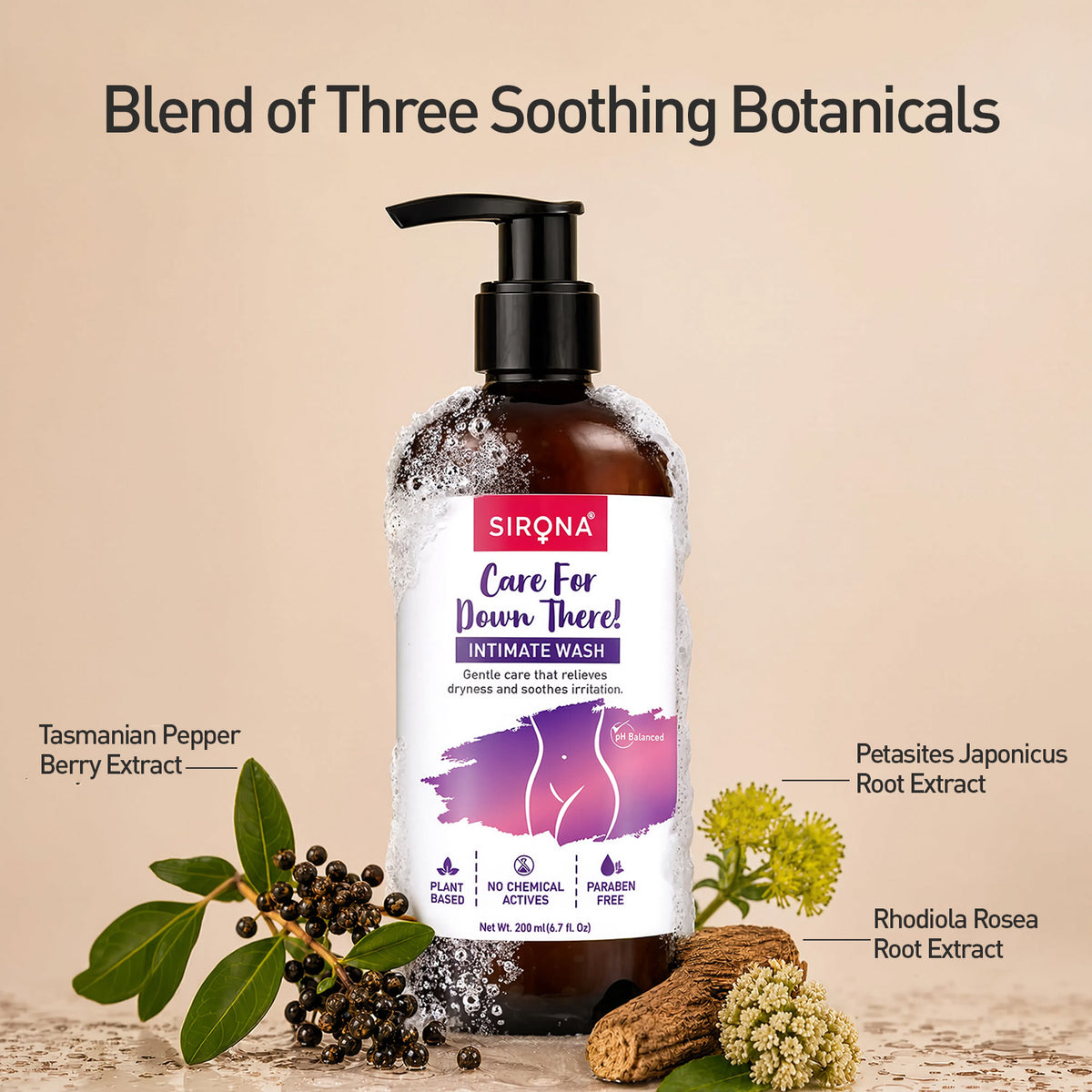 Natural pH-balanced Intimate Wash (200 ML)