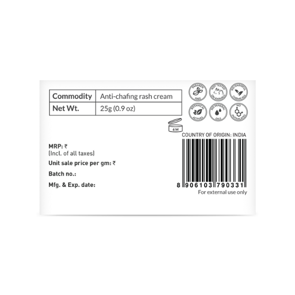 Sirona Anti-Chafing Rash Cream