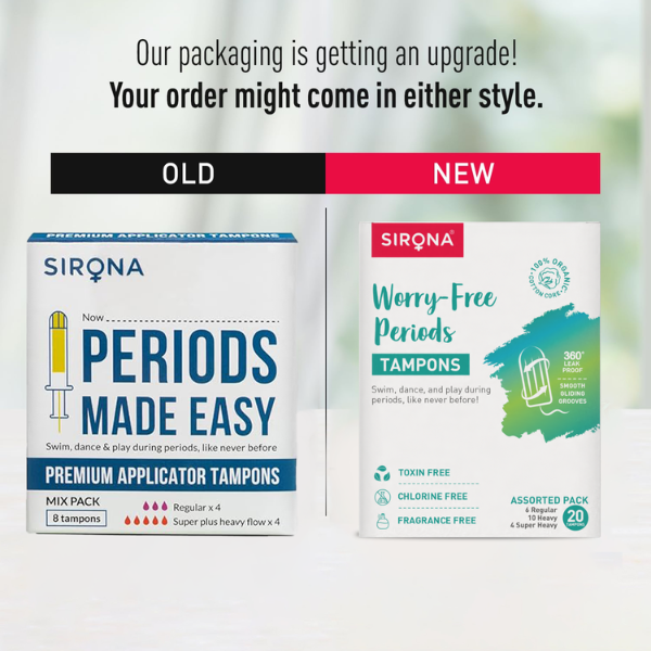 Sirona Mixed Flow Tampons (Pack of 20)