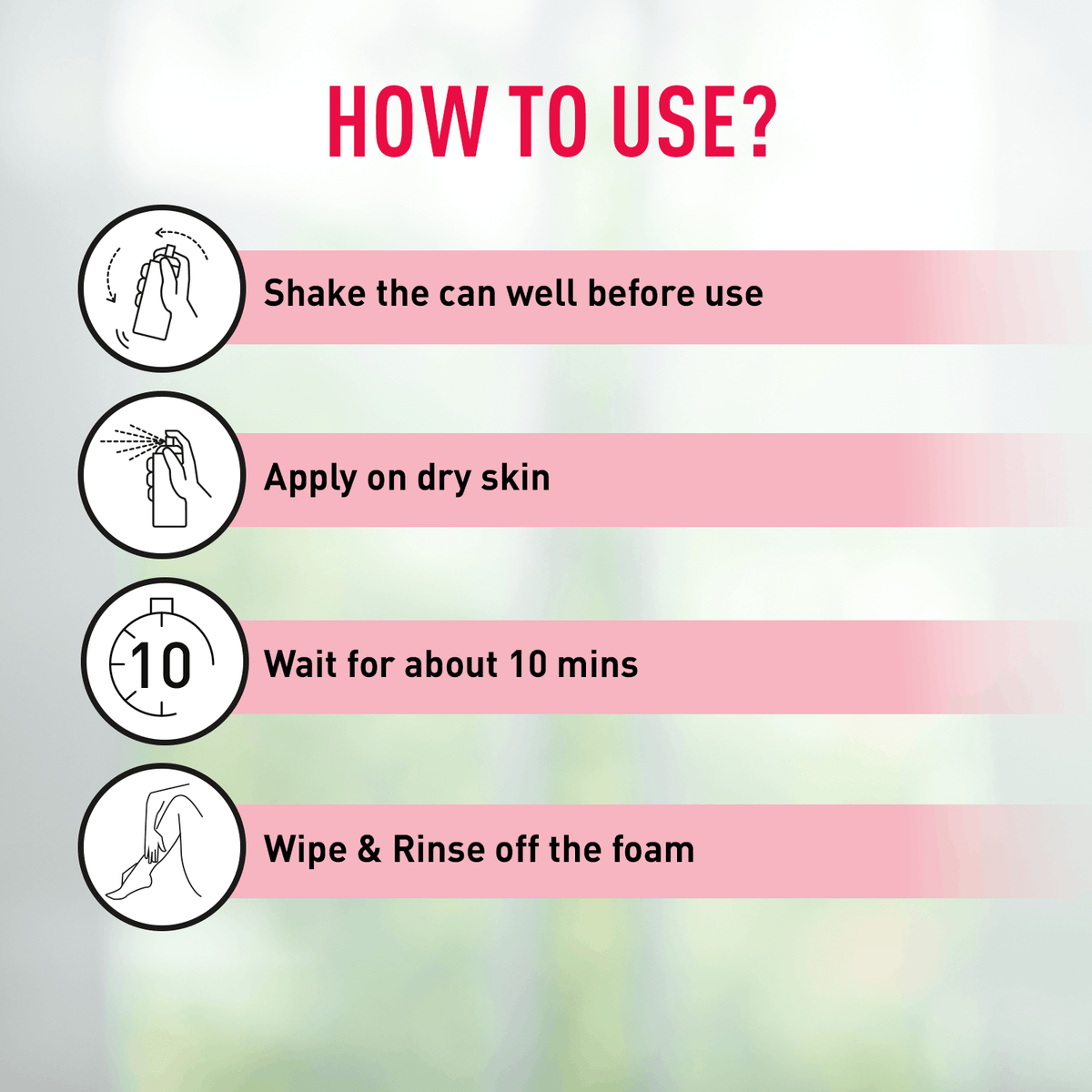 Rose Hair Removal Spray