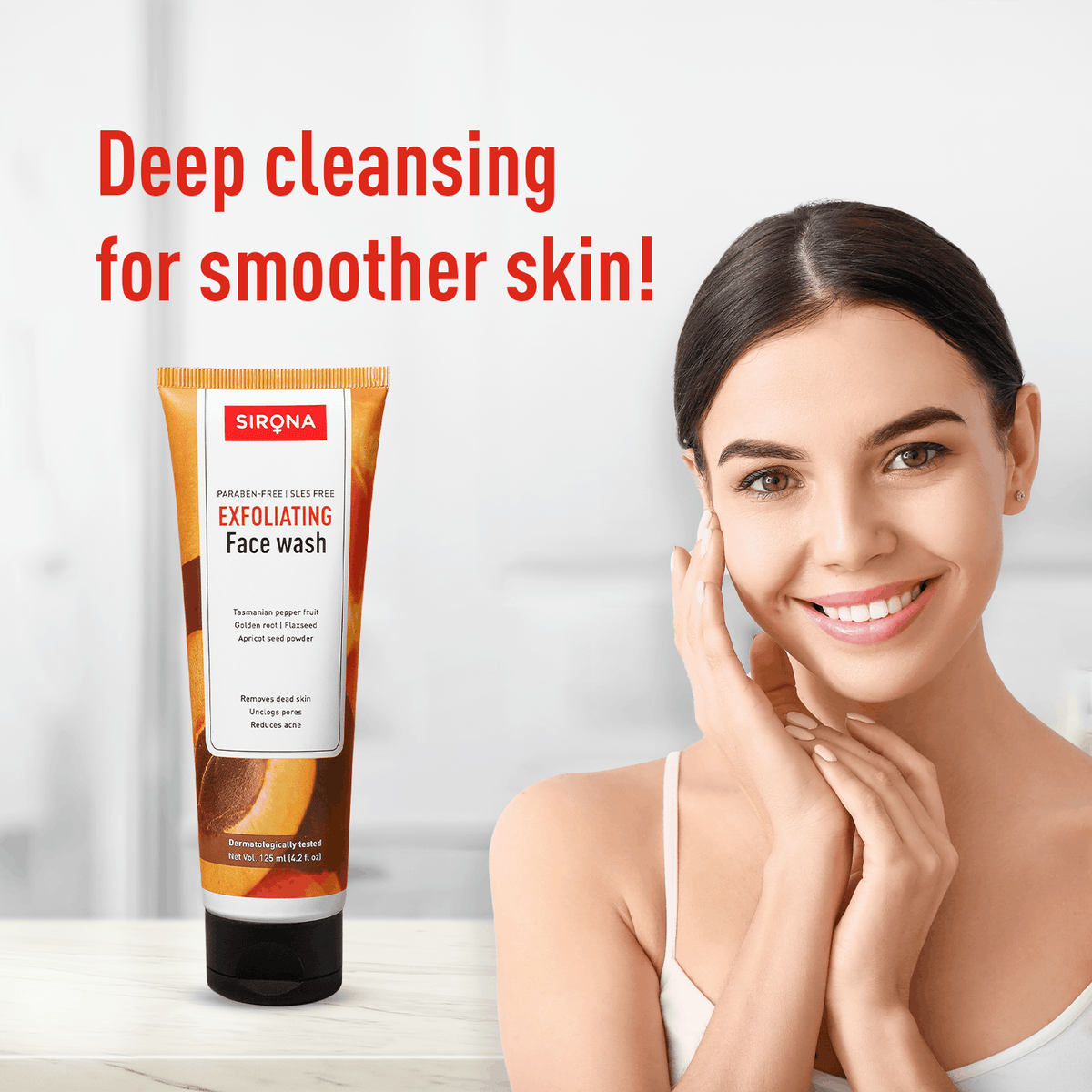 Exfoliating Face Wash (1 Pack of 125 ml)