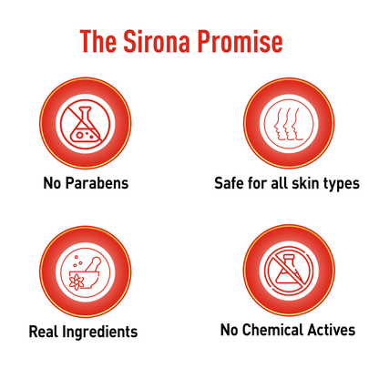 Sirona Exfoliating Face Wash - 125 ml | Reduces Blemishes, Anti-Ageing, Facial Cleanser With Apricot, Flax-Seed Extracts, For All Skin Types