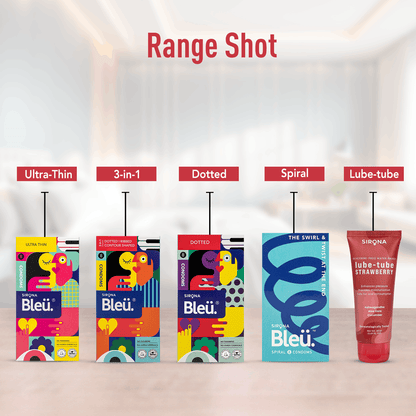 Sirona Lube Tube Strawberry Flavour | Water-based Lube for Ph Balance | Personal Lube for Sensual Massage &amp; Lubrication, Glycerine Free - 50ml