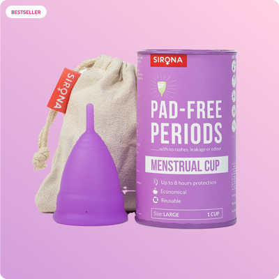 Sirona Reusable Menstrual Cup with Pouch - under development