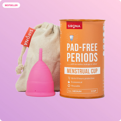 Sirona Reusable Menstrual Cup with Pouch