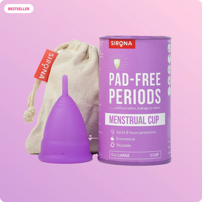 Sirona Reusable Menstrual Cup with Pouch