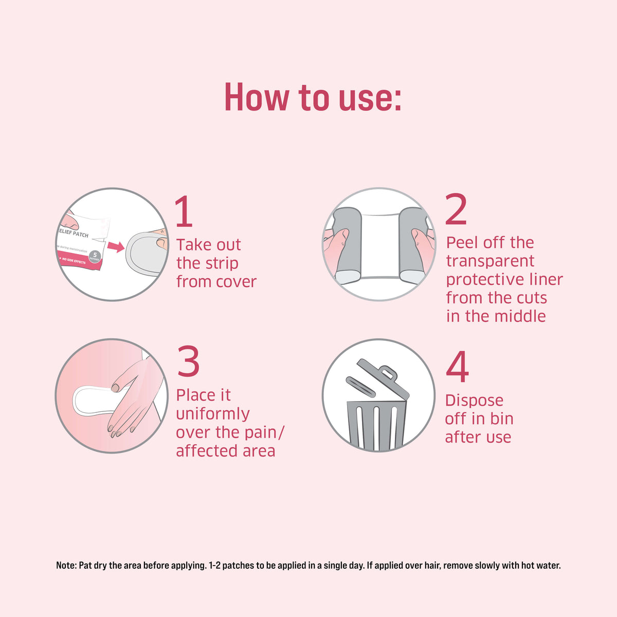 Feminine Pain Relief Patch