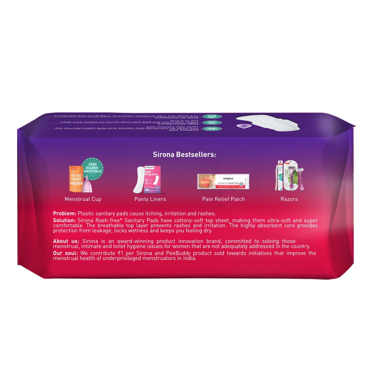 Rash Free Sanitary Pads For Heavy Flow