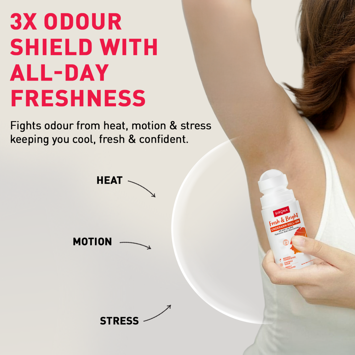 Person holding a underarm roll on