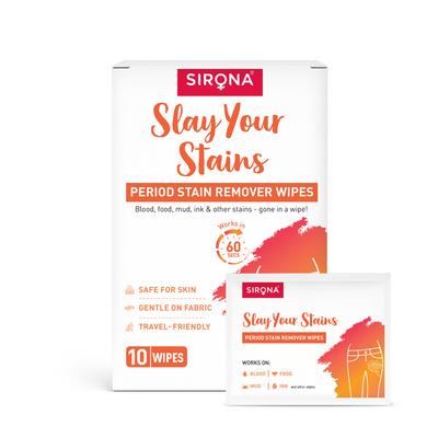 Period Stain Remover Wipes - Pack of 10