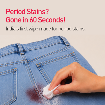 Period Stain Remover Wipes - Pack of 10