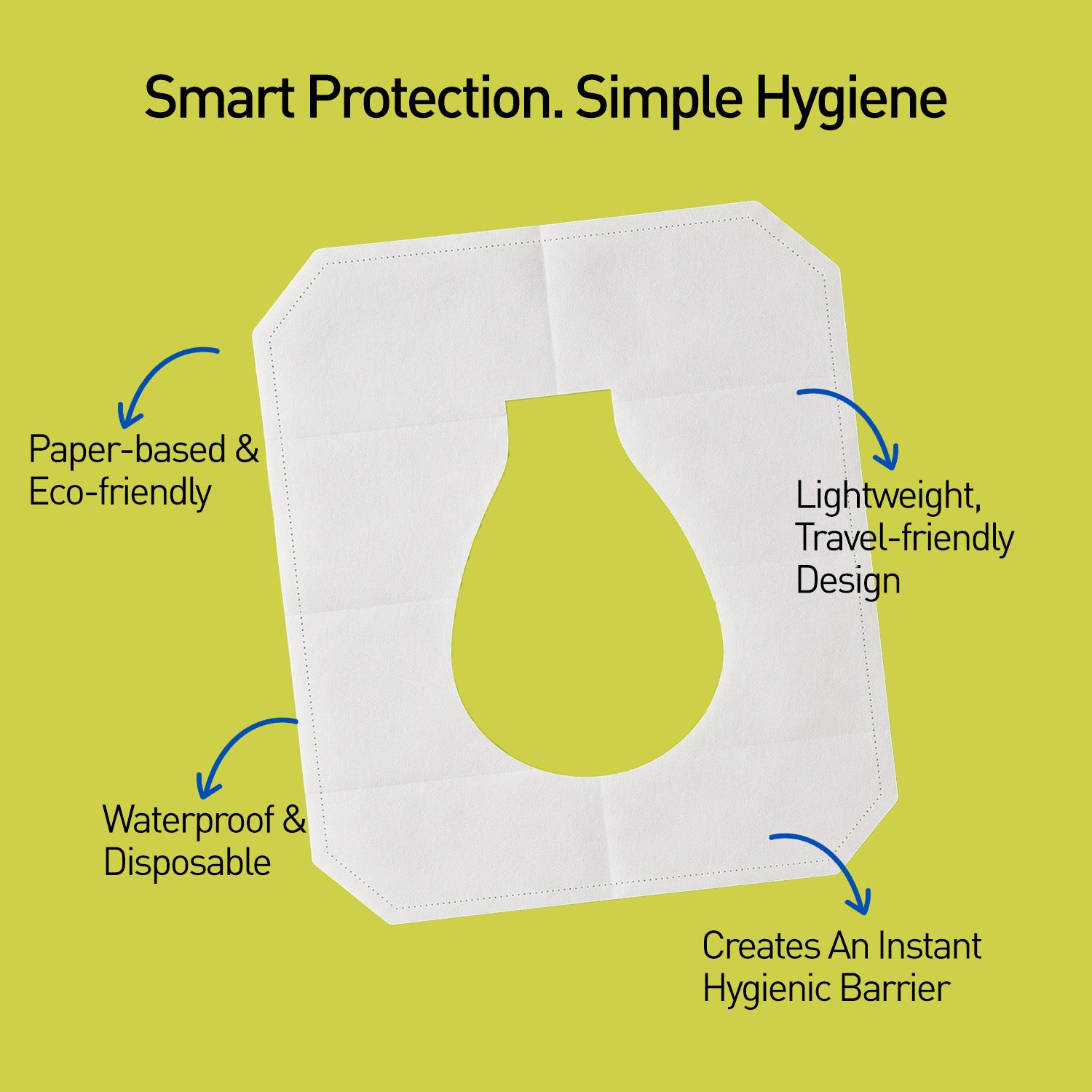 PeeBuddy Disposable Toilet Seat Covers (Pack of 20 Covers)