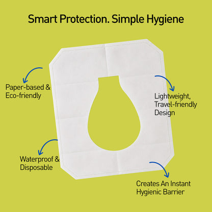 PeeBuddy Disposable Toilet Seat Covers (Pack of 20 Covers)