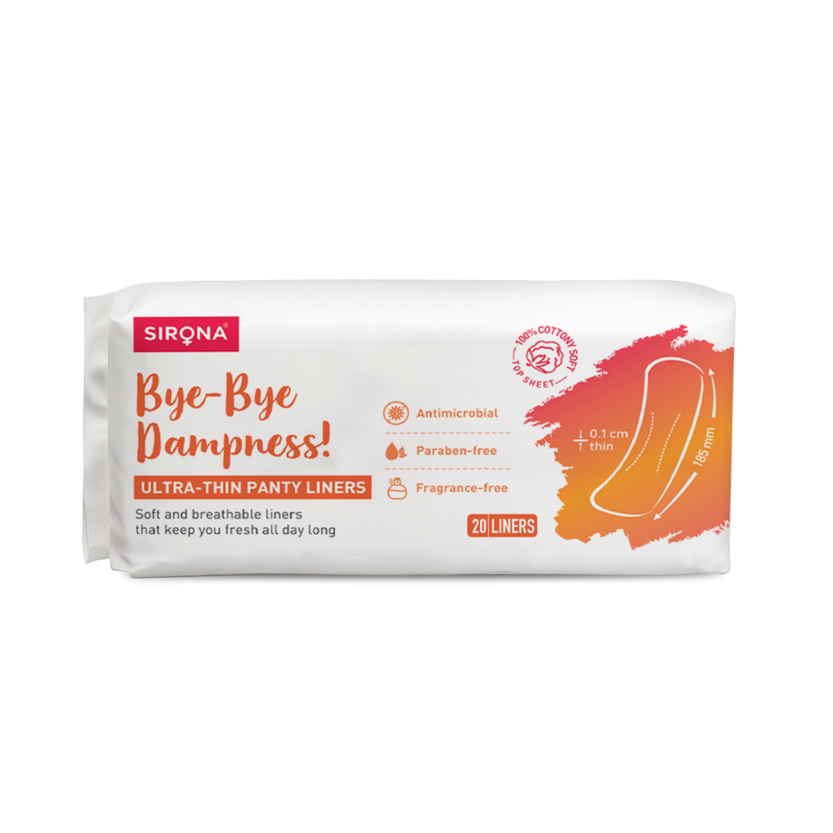 Dry Comfort Panty Liners (Pack of 20 Liners)