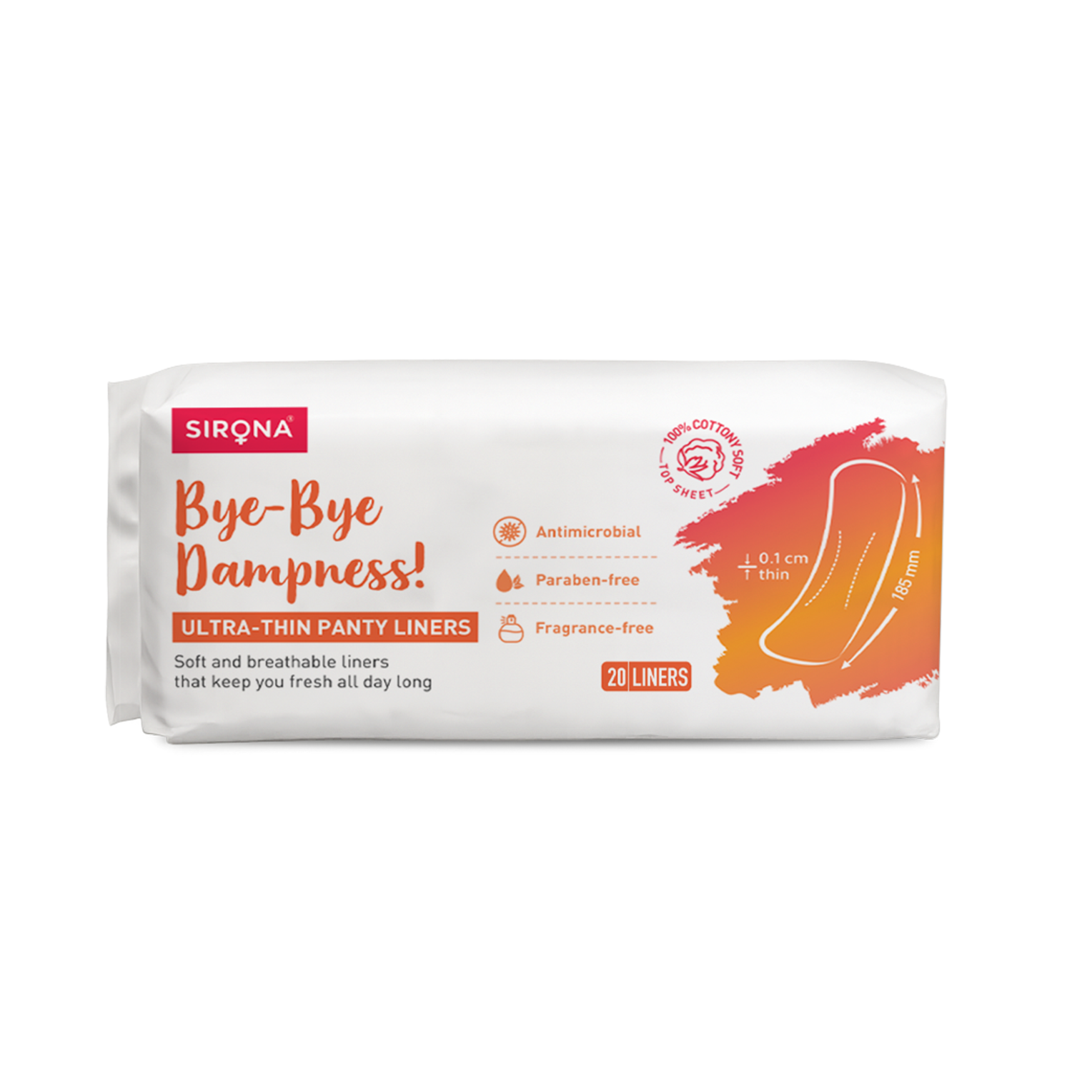 Dry Comfort Panty Liners (Pack of 20 Liners)