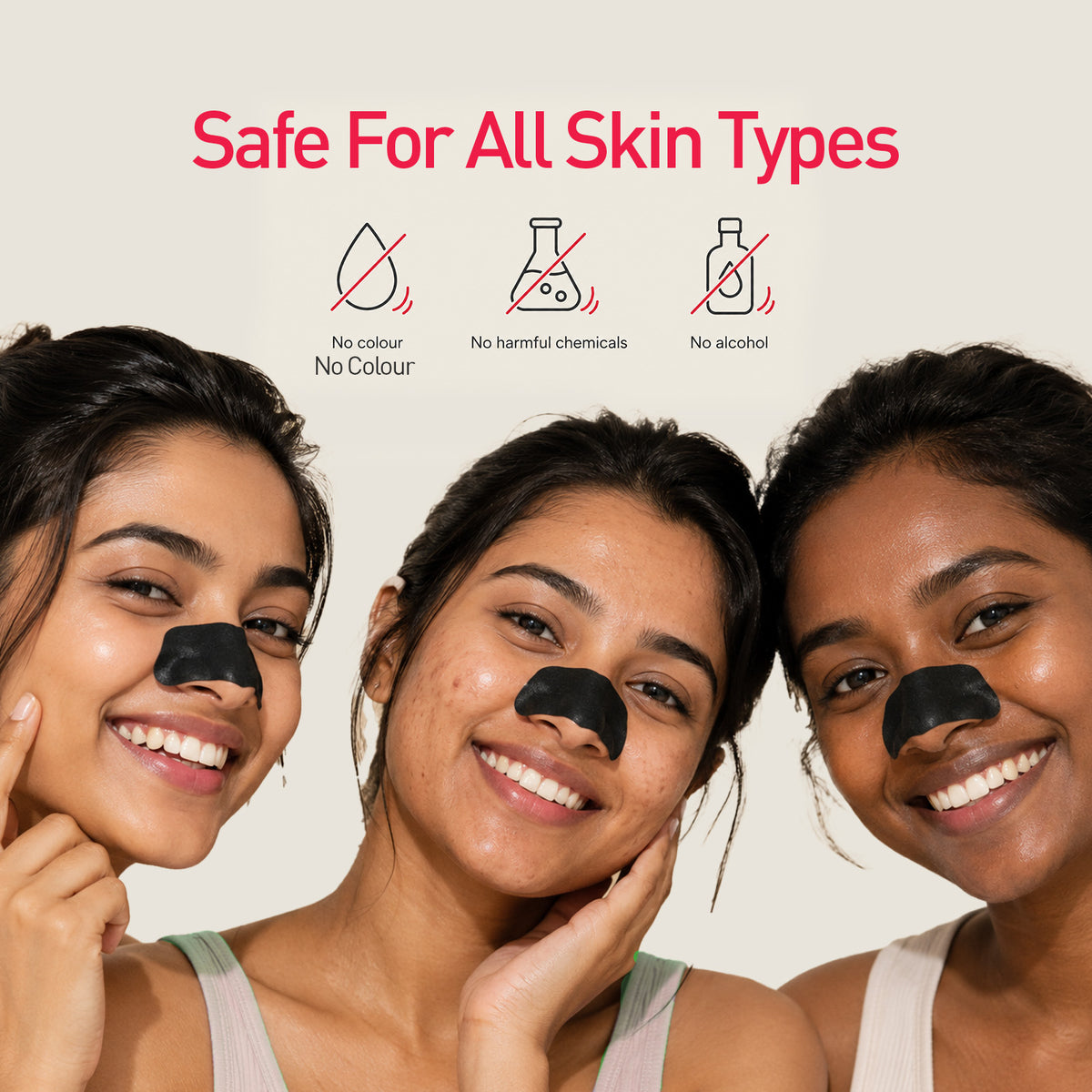 Bamboo Charcoal Nose Strips