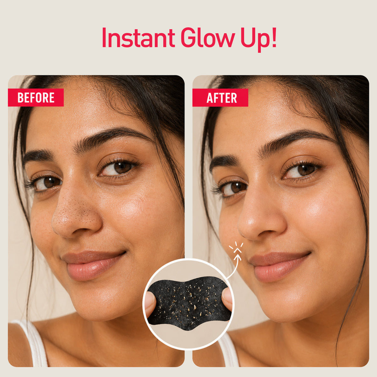 Bamboo Charcoal Nose Strips