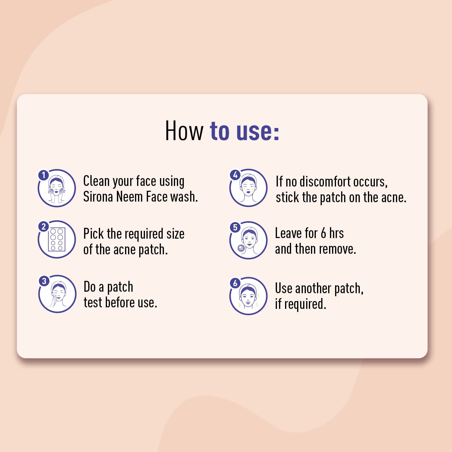 Sirona Acne Pimple Patch For Face (72 patches) | 2 sizes | Invisible, Concealable, Waterproof Patches | Hydrocolloid &amp; Salycylic Acid | Absorbs Acne Pus | Flattens Pimple | For All Skin Types