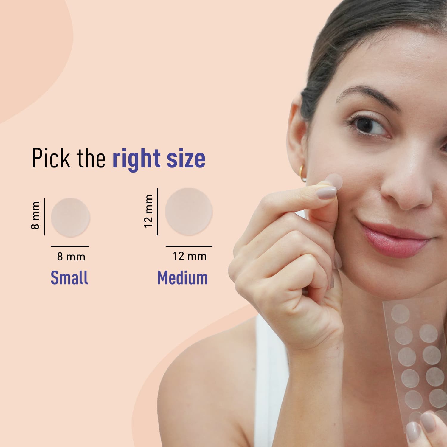 Sirona Acne Pimple Patch For Face (72 patches) | 2 sizes | Invisible, Concealable, Waterproof Patches | Hydrocolloid &amp; Salycylic Acid | Absorbs Acne Pus | Flattens Pimple | For All Skin Types