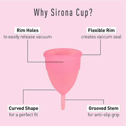 Menstrual Cup &amp; Sterilizer Kit - FREE Mini Intimate Wash