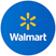Walmart logo on a blue background