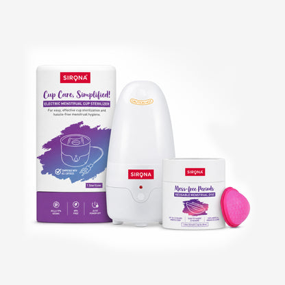 Menstrual Disc | Electric Sterilizer Combo