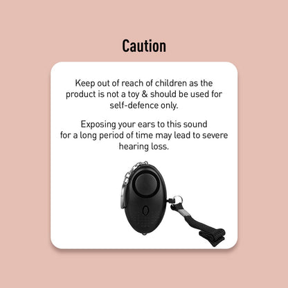 Sirona Impower Emergency Alarm for Women | 130 DB Sound, LED Light, Multi-Purpose, Easy-to-Carry, Light &amp; Portable, High Powered, SOS Alarm