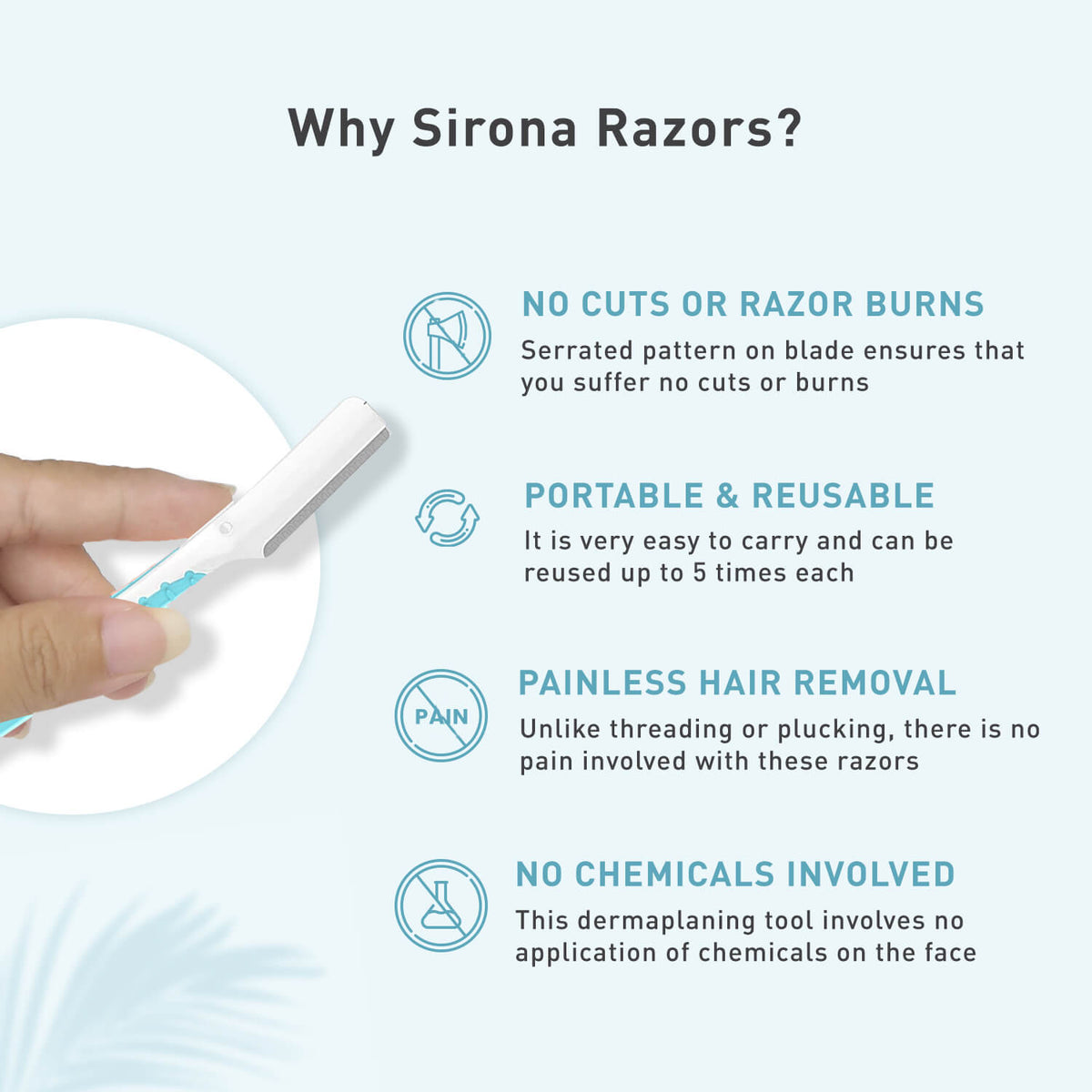 Reusable Eyebrow Razor