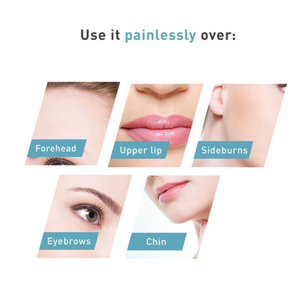 Sirona Eyebrow &amp; Face Razor for Women | Painless Facial Hair Removal for Women, Razor for Eyebrow, Upper Lip, Forehead &amp; Chin - (Pack of 3)