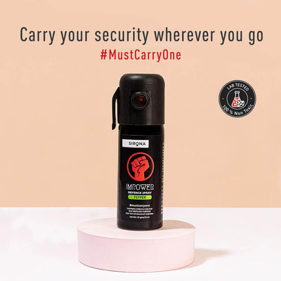 Impower Self Defence Pepper Spray (Regular chilli, 1 Pack of 55 ml)