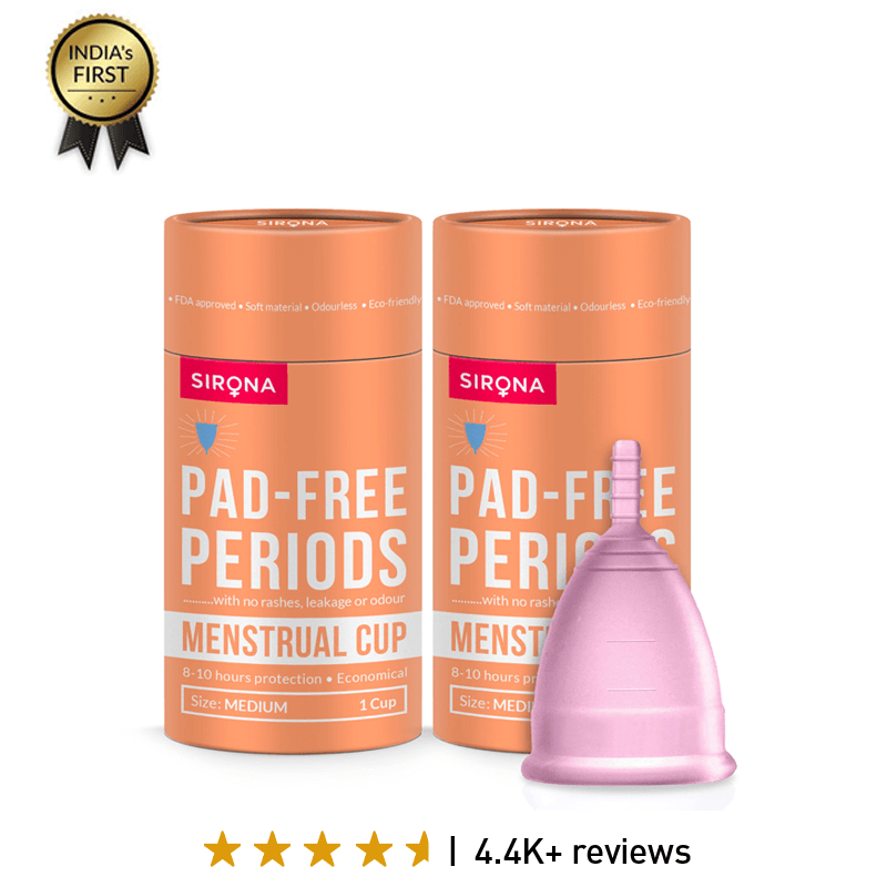 Reusable Menstrual Cup Duo- Odour &amp; Rash Free, Leakage Proof, Ultra Soft &amp; Comfortable (Pack of 2)