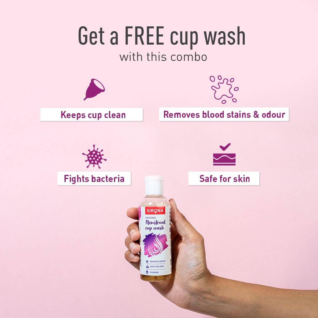 Menstrual Cup Life Combo- FREE Cup Wash
