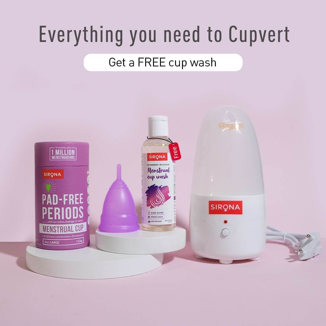 Menstrual Cup Life Combo- FREE Cup Wash