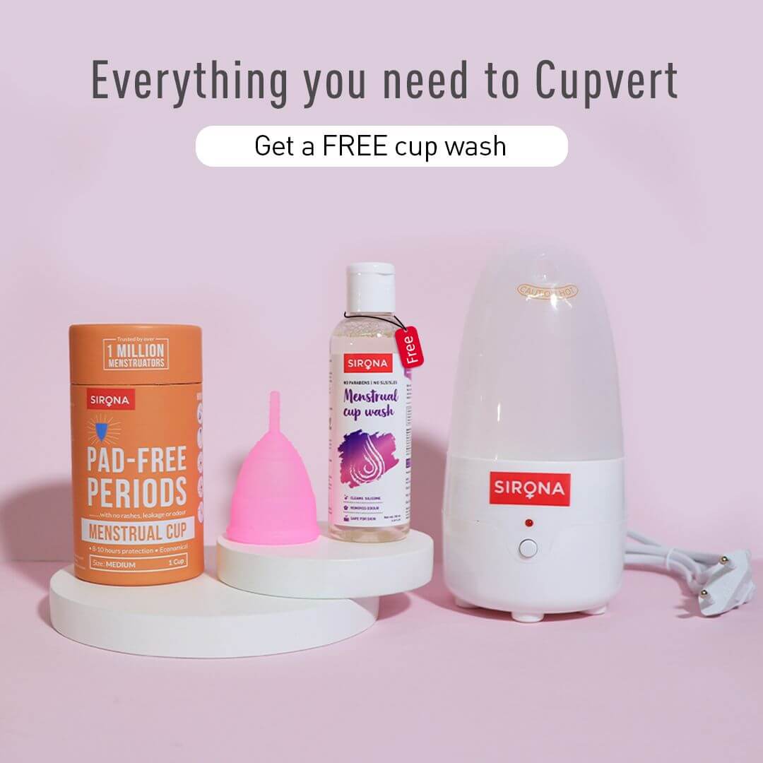 Menstrual Cup Life Combo- FREE Cup Wash