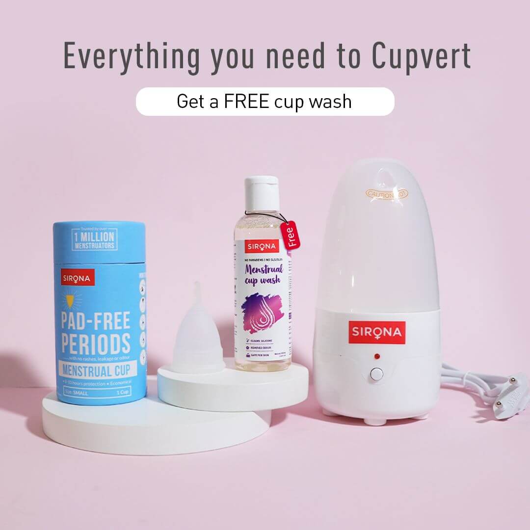 Menstrual Cup Life Combo- FREE Cup Wash