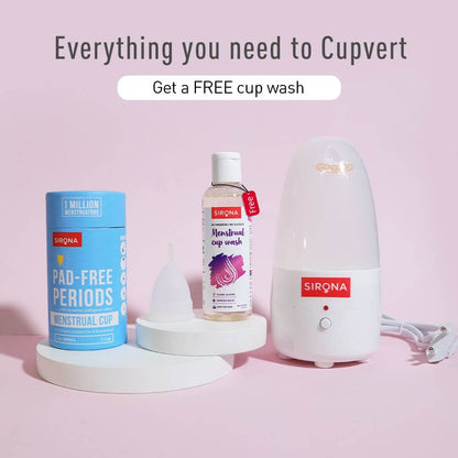 Menstrual Cup Life Combo- FREE Cup Wash