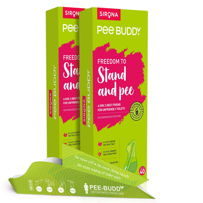 PeeBuddy Disposable Female Urination Device (Pack of 80 Funnels)